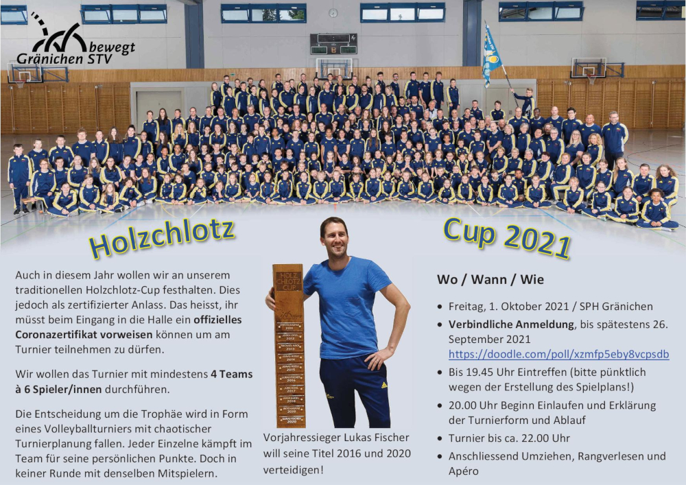 Einladung Holzchlotz Cup 2021